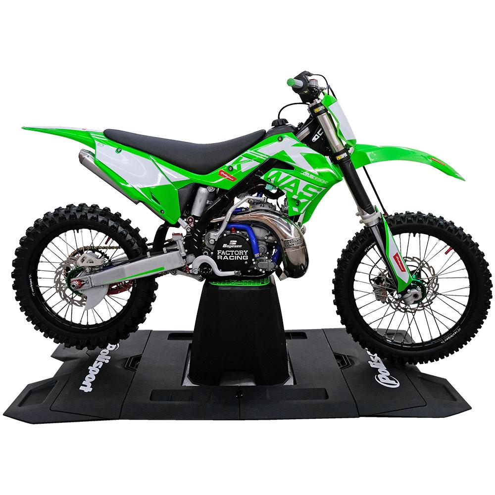 POLISPORT MX RESTYLING KIT KAW KX125/250 03-08 - LIME GREEN