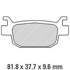 FERODO Disc Pad Set - FDB2212 EF ECO Friction Non Sintered Compound