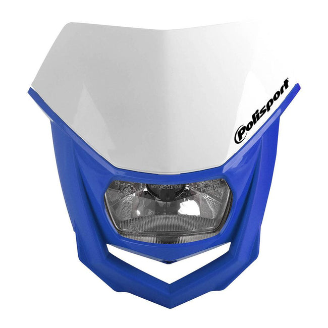 POLISPORT HEADLIGHT HALO - BLUE / WHITE Hover Image