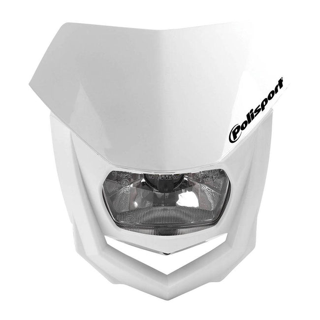POLISPORT HEADLIGHT HALO - WHITE / WHITE Hover Image