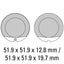 FERODO Disc Pad Set - FDB119 P Platinum Non Sintered Compound