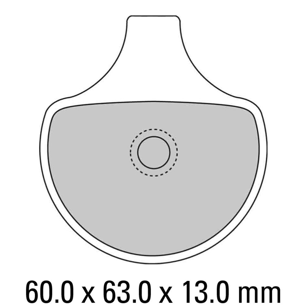 FERODO Disc Pad Set - FDB352 ST Sinter Grip Sintered Compound - Road
