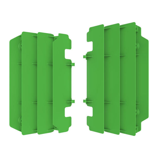 POLISPORT RADIATOR LOUVRES KAWASAKI KX - GREEN (75-847-24G5) Hover Image