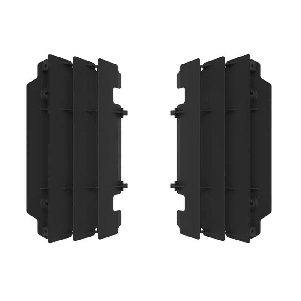 POLISPORT RADIATOR LOUVRES KAWASAKI KX - BLACK (75-847-25K)