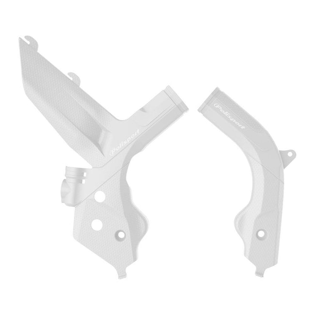 POLISPORT FRAME PROTECTORS KTM SX/SX-F/EXC/EXC-F - WHITE Hover Image