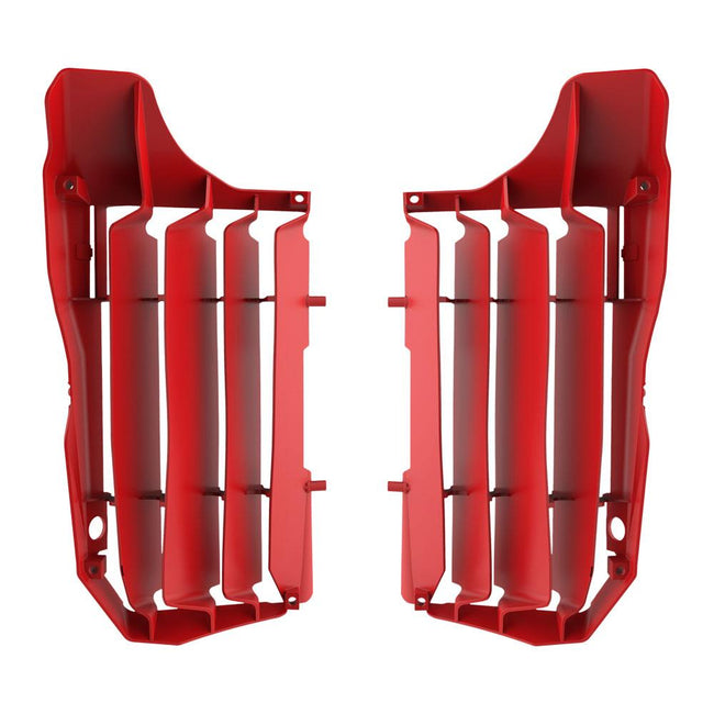 POLISPORT RADIATOR LOUVERS HONDA CRF250R 20-21 - RED Hover Image