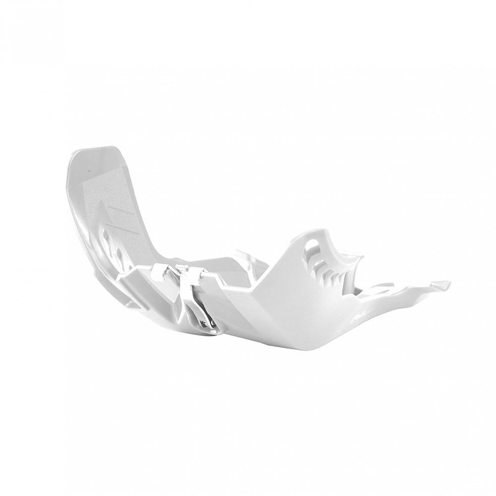 POLISPORT SKID PLATE FORTRESS KTM/HUSQ - WHITE (75-847-16W)