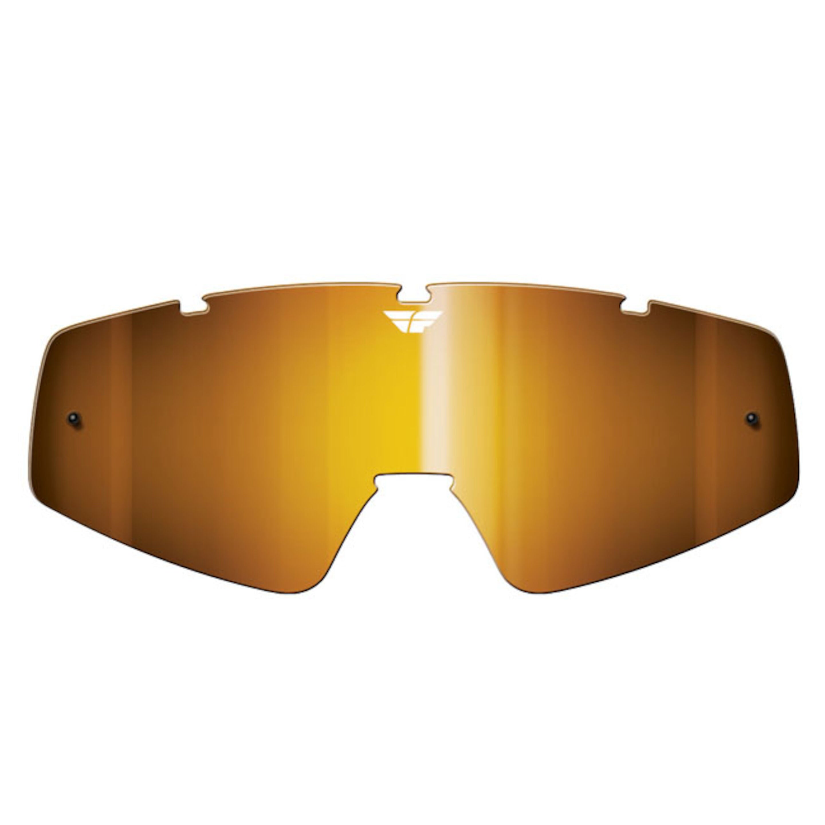 Fly Racing - Focus & Zone - Replacement Lens - Chrome Amber