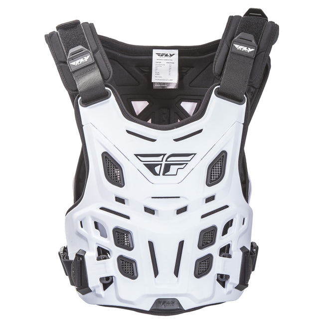 Fly Racing Roost Body Armour - Revel - Race Adult - White Hover Image