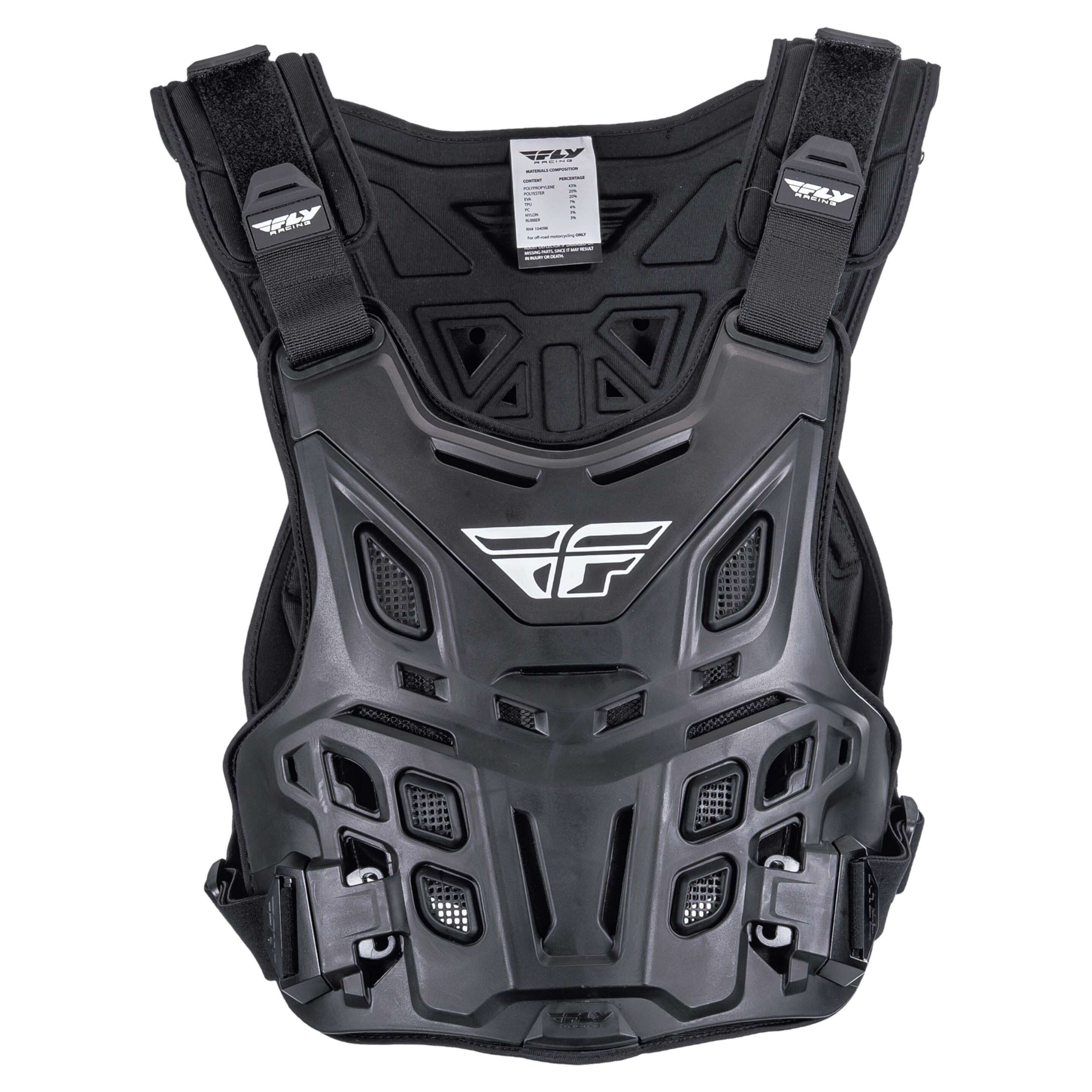 Fly Racing Roost Body Armour - Revel - Race Adult - Black