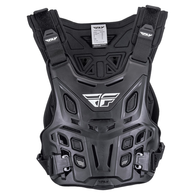 Fly Racing Roost Body Armour - Revel - Race Adult - Black Hover Image