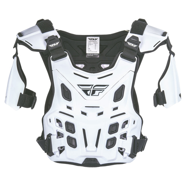Fly Racing Roost Body Armour - Revel - Offroad Adult - White Hover Image