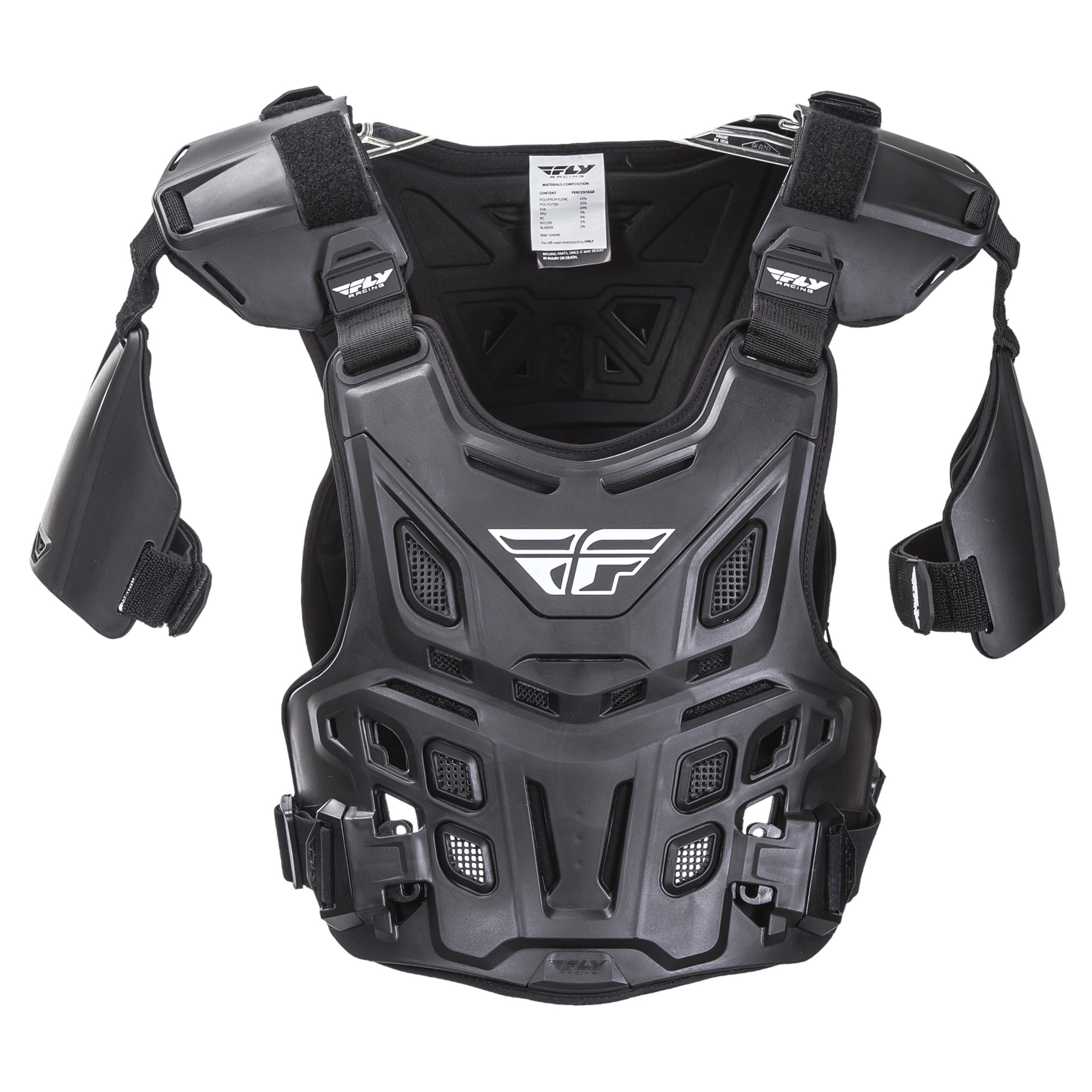 Fly Racing Roost Body Armour - Revel - Offroad Adult - Black