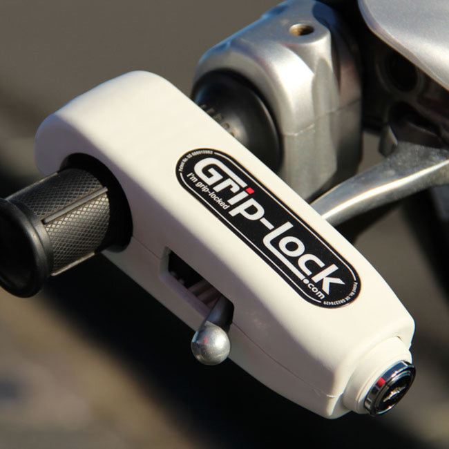 Grip Lock Handlebar Lock - White Hover Image