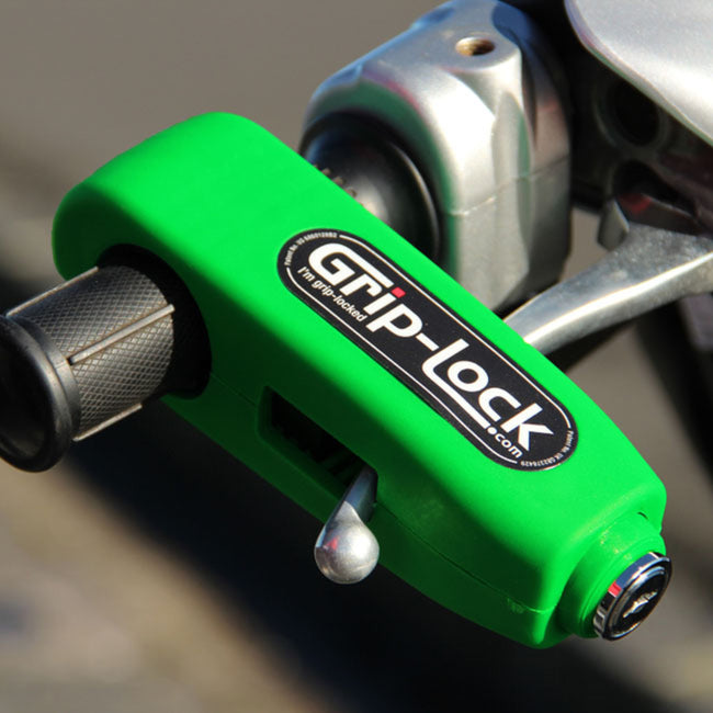 Grip Lock Handlebar Lock - Green Hover Image
