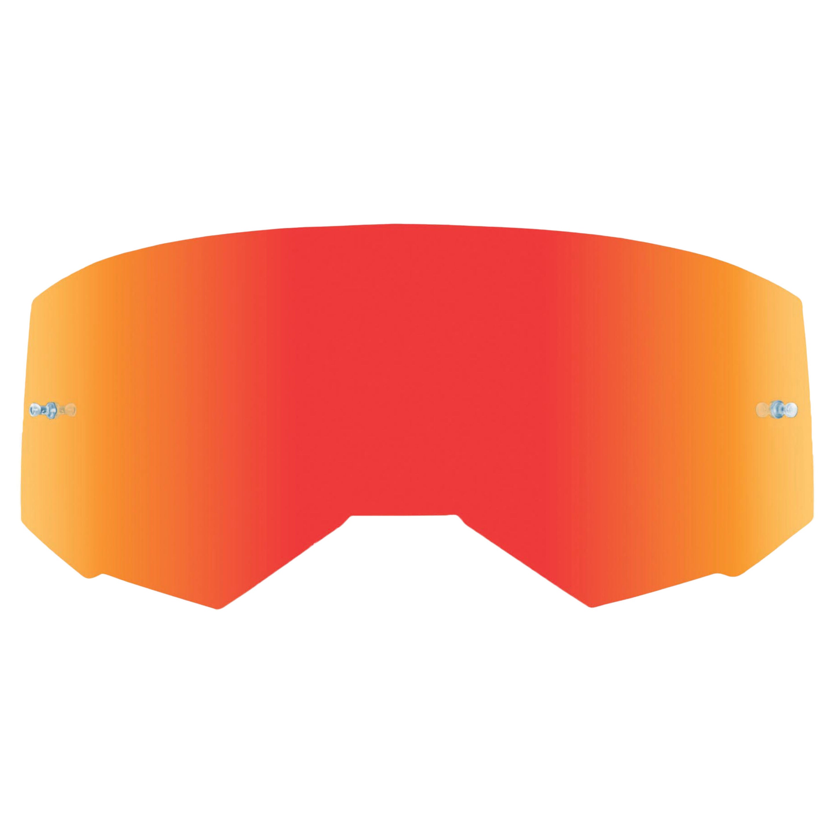 Fly Racing - Focus & Zone - Single Lens Red Mirror/Smoke with Post