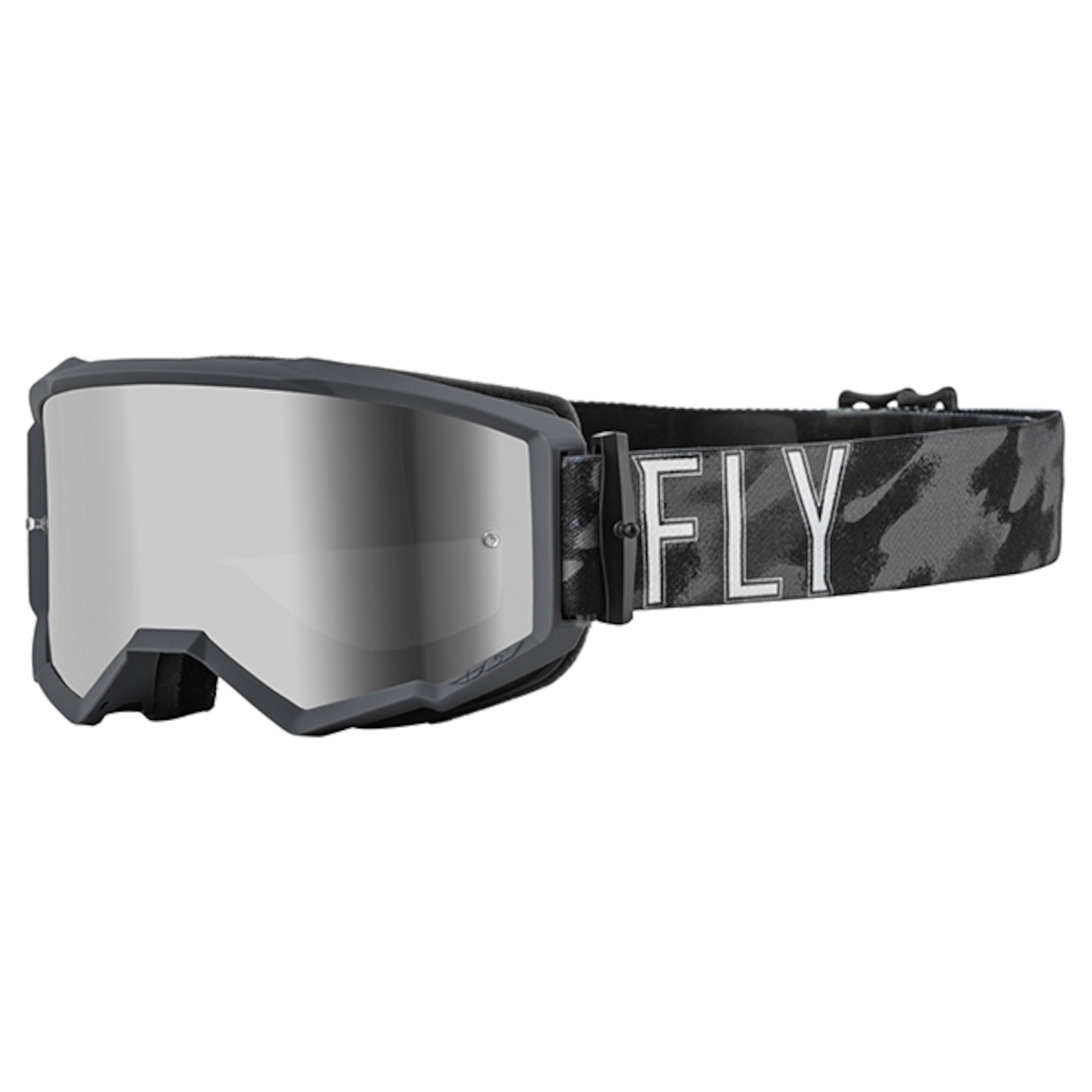 Fly Racing Zone Goggle - S.E. Tactic Camo - Silver Mirror/Smoke Lens