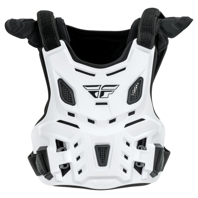 Fly Racing Roost Body Armour - Race Youth - White Hover Image