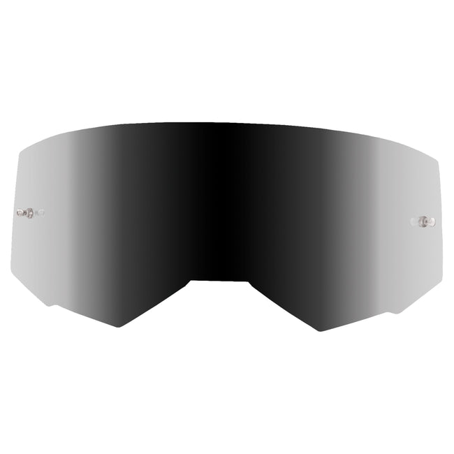 Fly Racing - Focus & Zone - Single Lens - Silver Mirror/Smoke with Post Hover Image