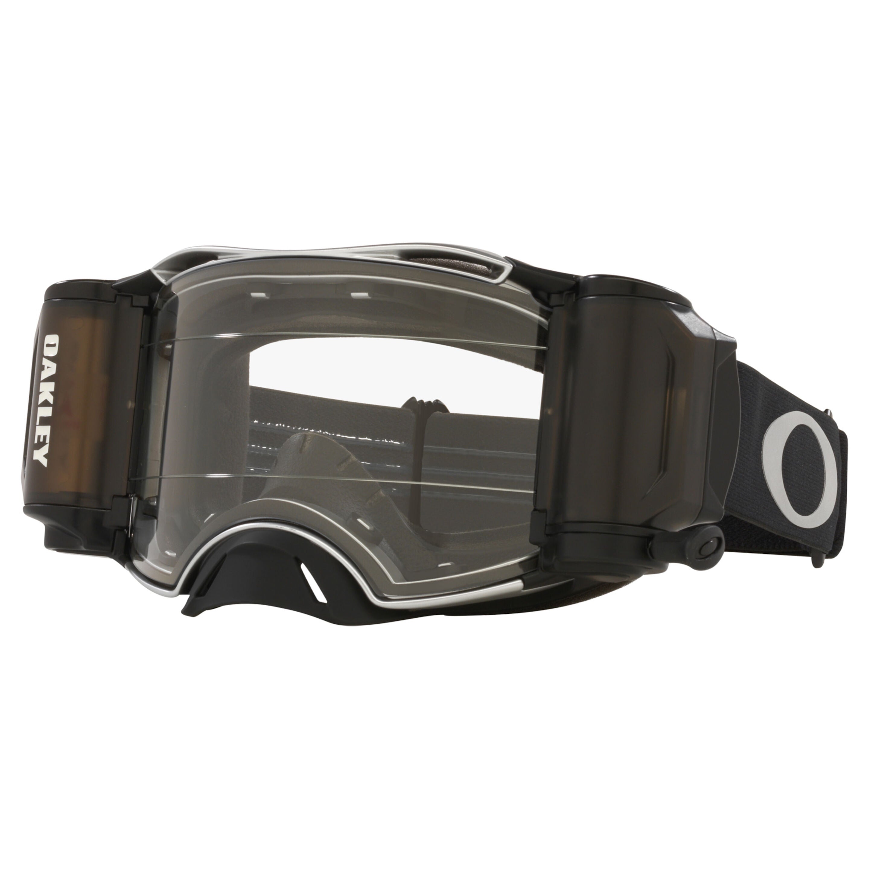 Oakley - Airbrake - Tuff Blocks - Black Gunmetal - Roll Off - Clear Lens