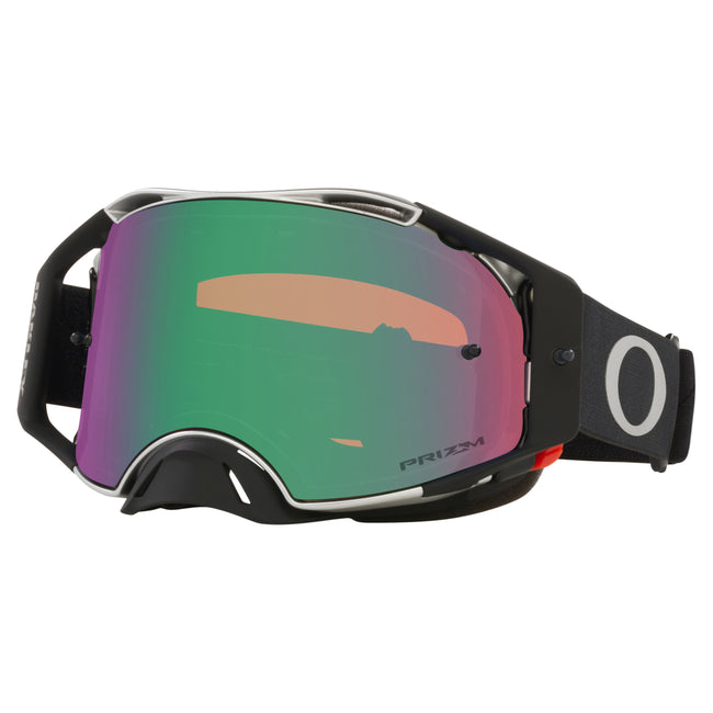 Oakley - Airbrake - Tuff Blocks - Black Gunmetal - Prizm Jade Lens Hover Image