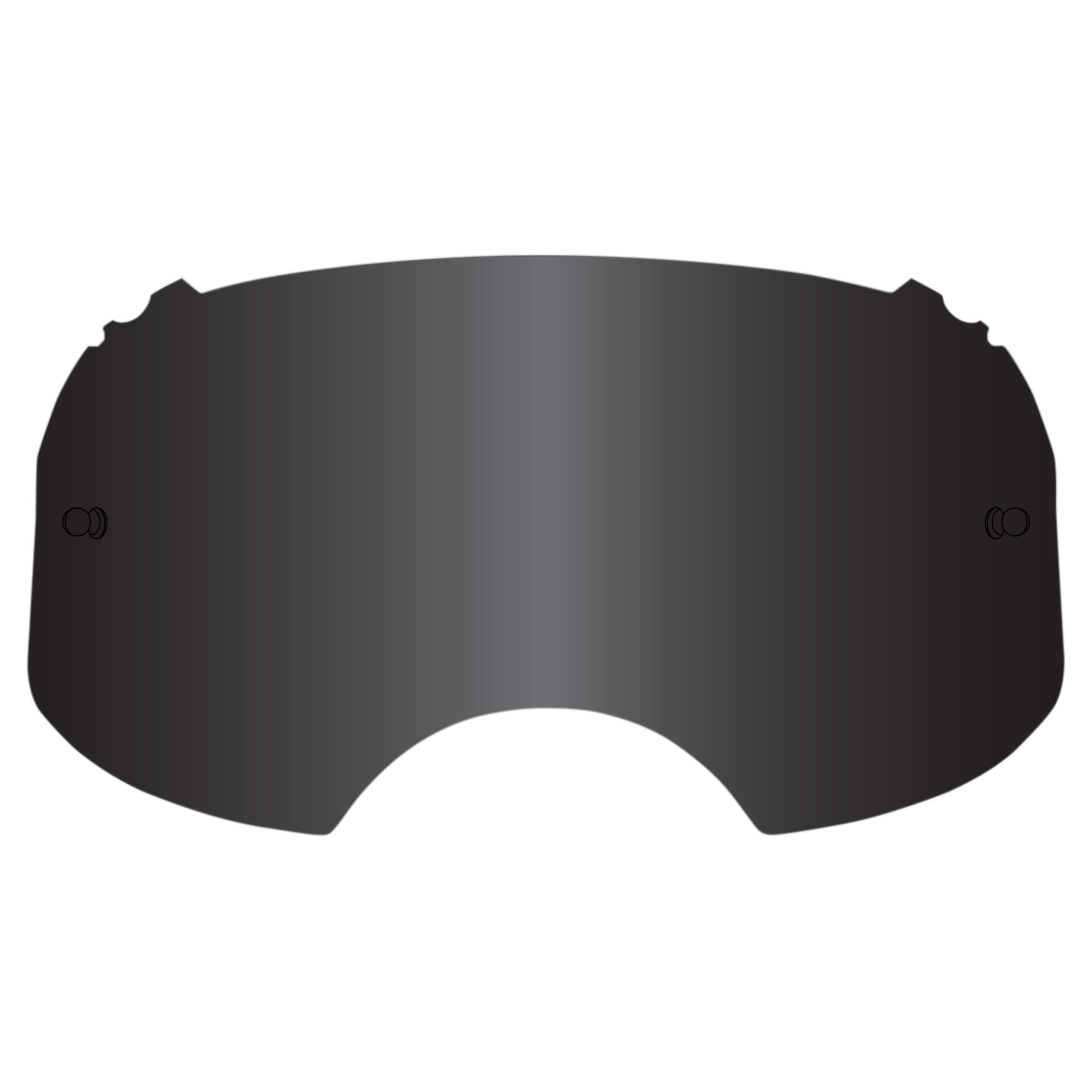 Spare Part - Oakley Airbrake - MX Goggle - Dark Grey Replacement Lens