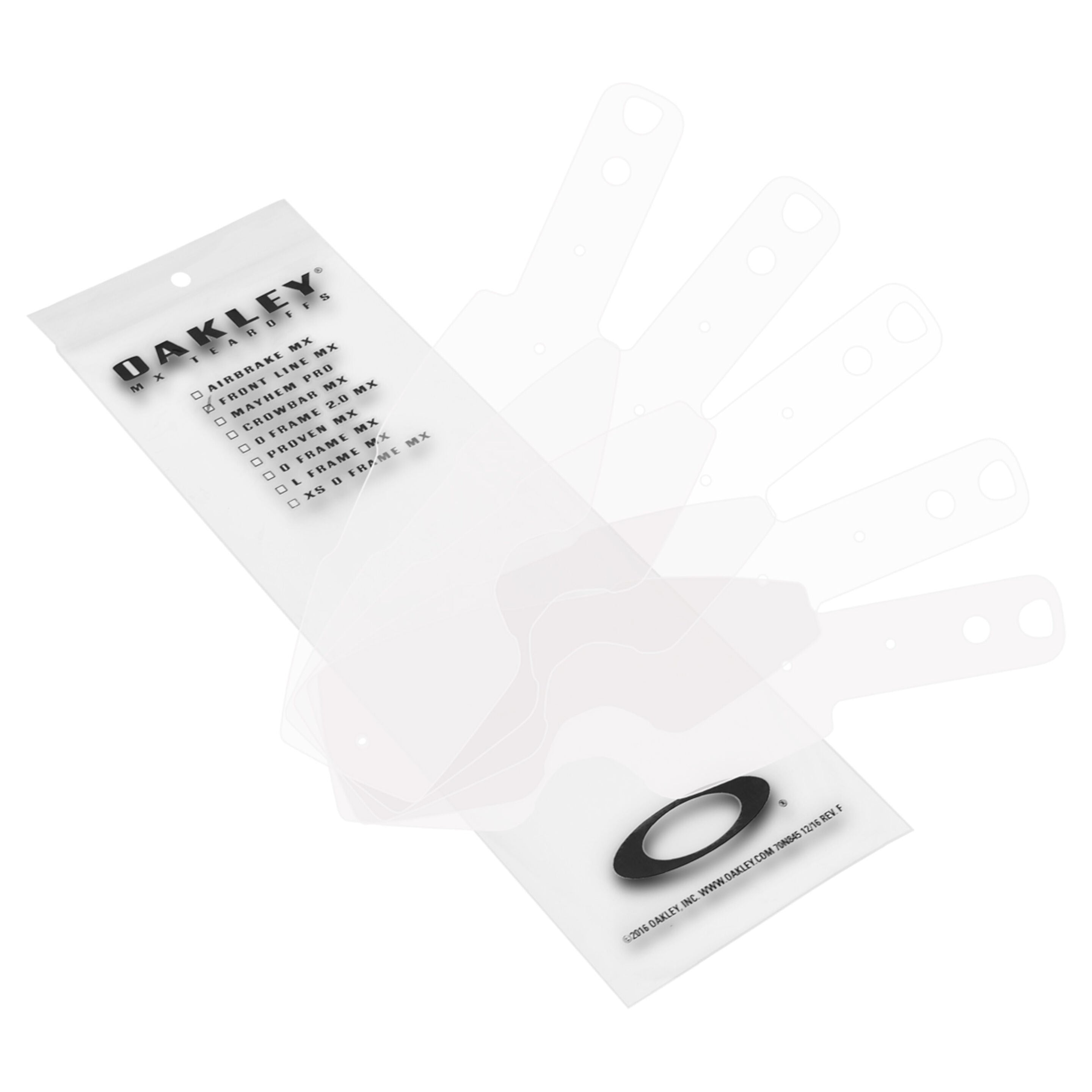 Spare Part - Oakley Front Line - MX Goggle - Laminated Tear Offs - 14 Pack