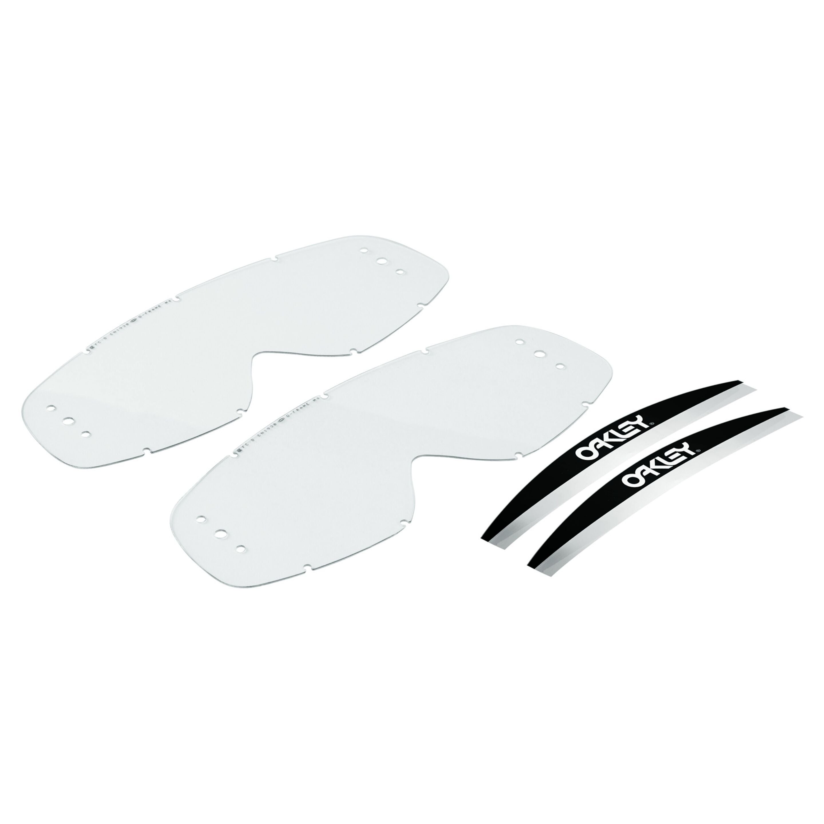 Spare Part - Oakley Front Line - MX Goggle - Roll Off Replacement Lenses - Clear