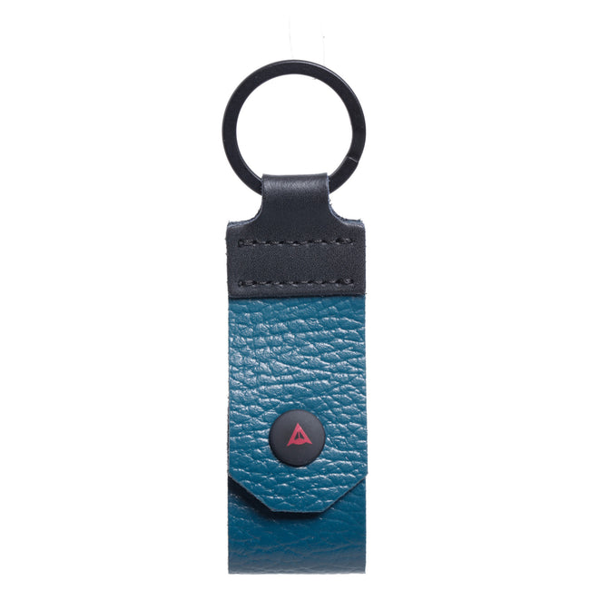 Dainese Pin Leather Keyring - Petrol Blue Hover Image