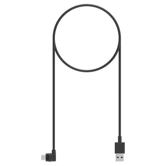 Quad Lock Waterproof Wireless Charging Head USB Cable - Right Angle Hover Image
