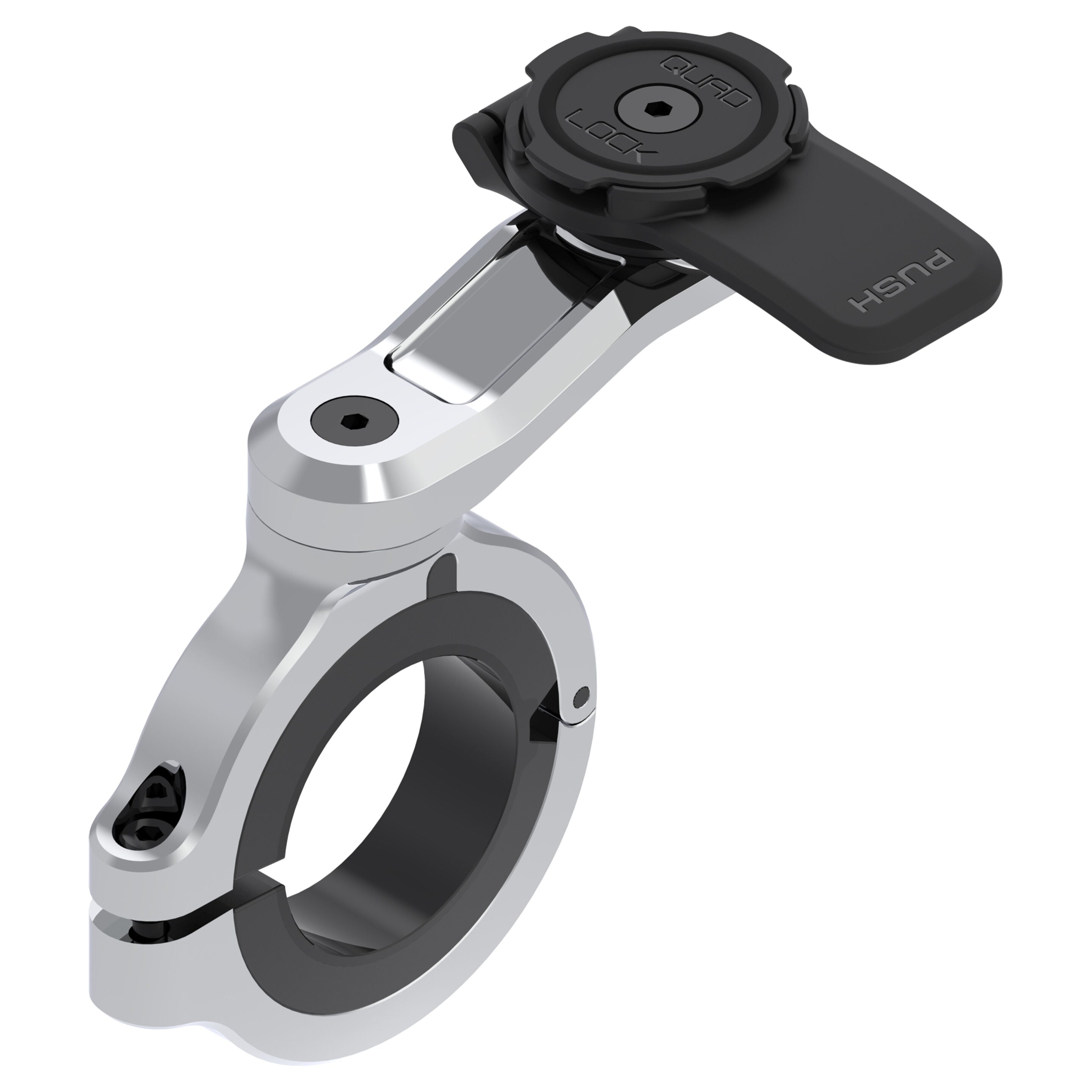 Quad Lock Motorcycle Handlebar Mount Pro - Chrome - Large