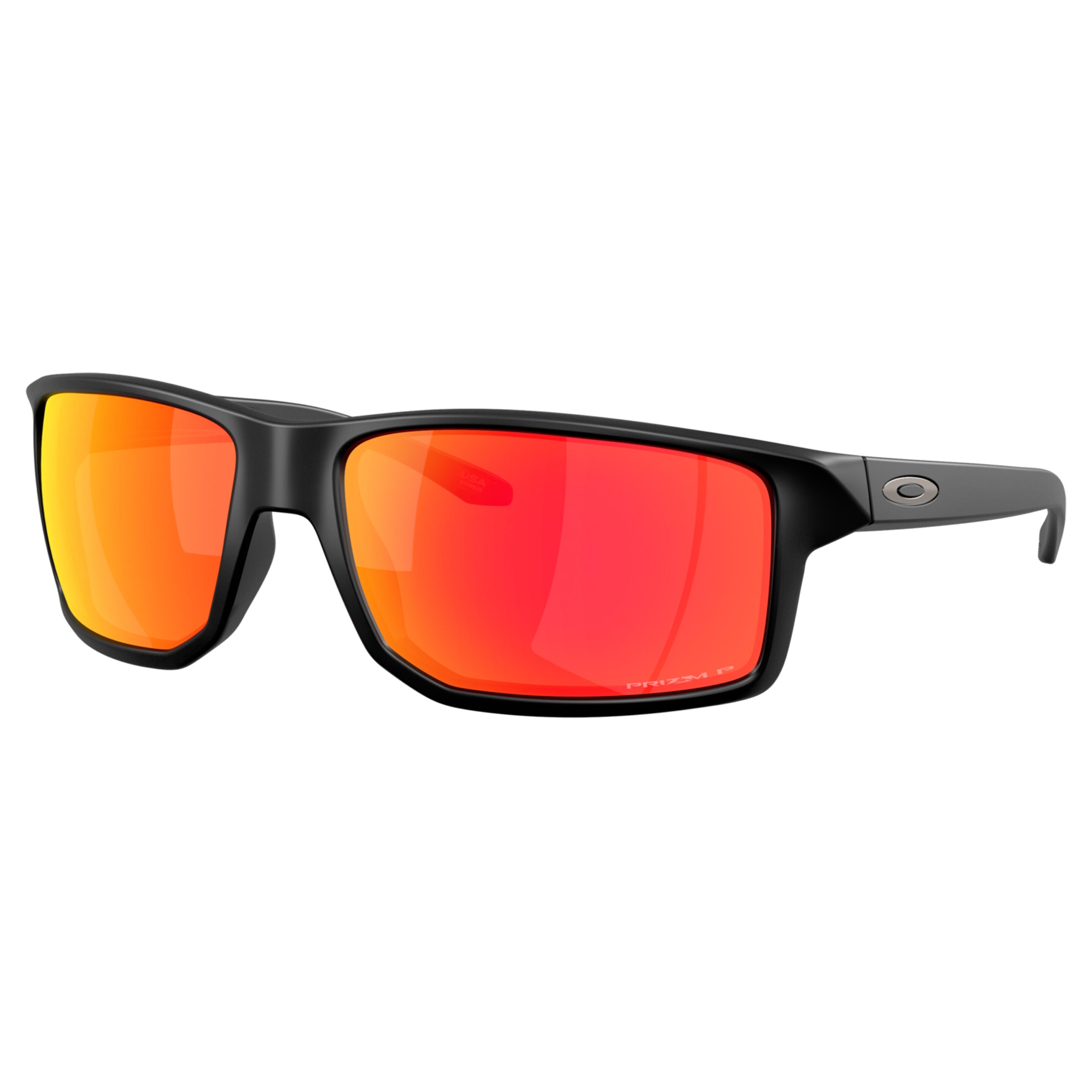 Oakley Sunglasses - Gibston XL - Matte Black - Prizm Ruby Polarised Lens
