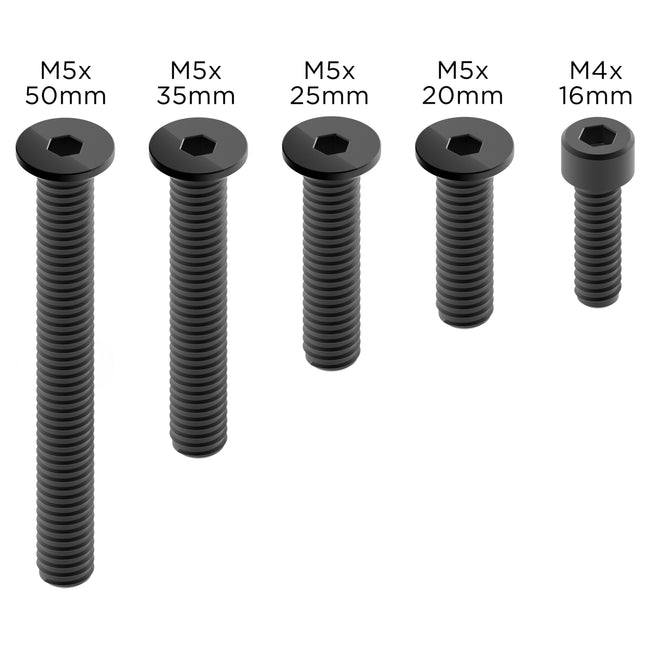 Spare Part - Quad Lock Replacement Pro Screw Set - Black Hover Image