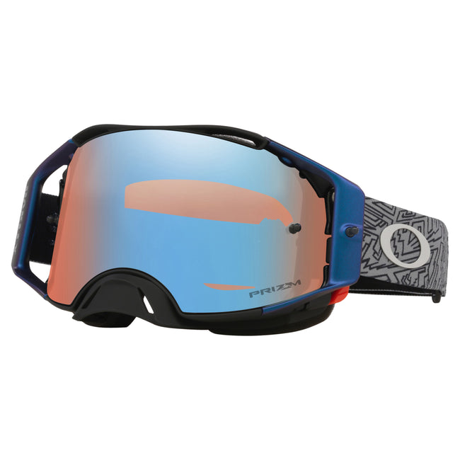 Oakley - Airbrake - Grey Strike - Dark MX Sapphire Iridium Lens Hover Image