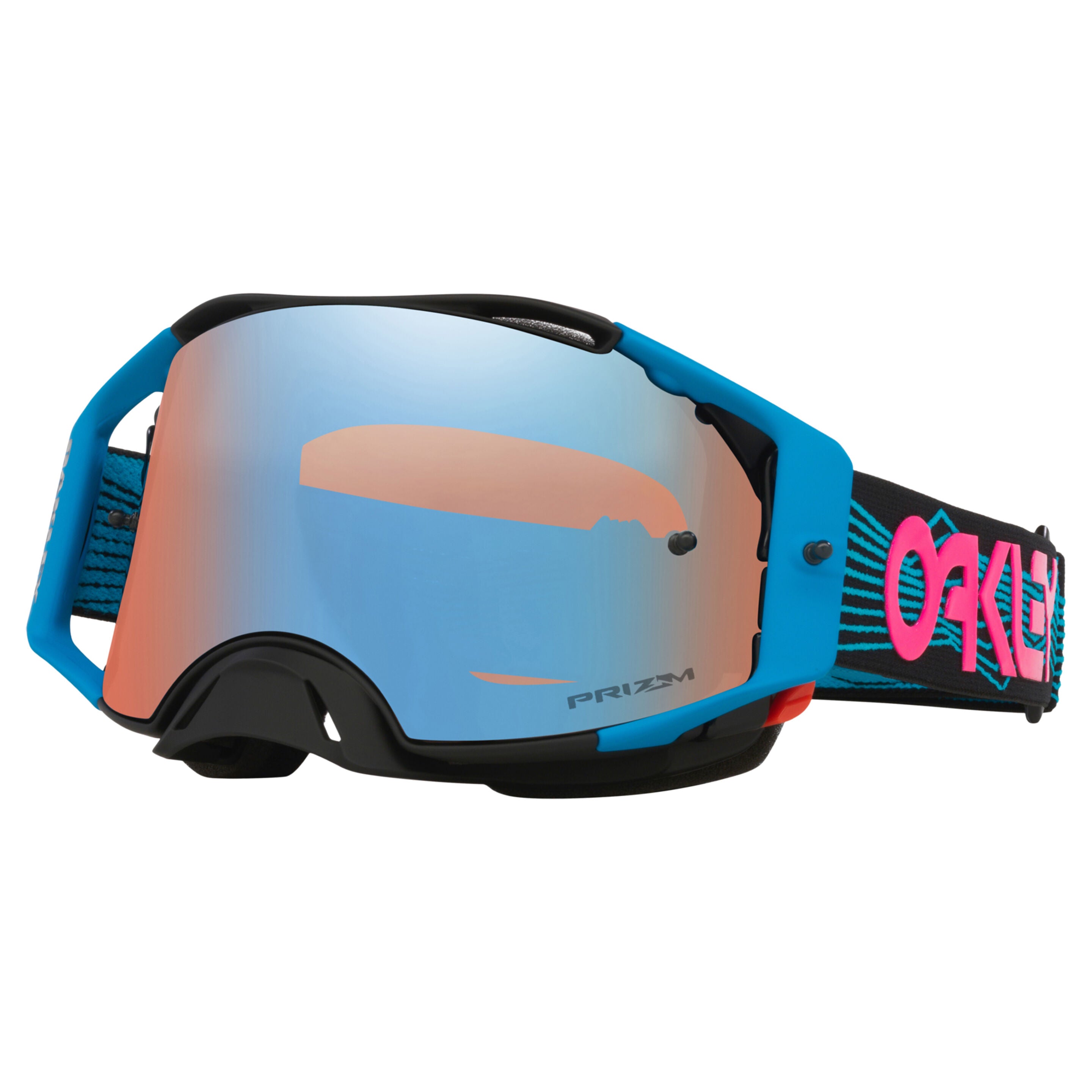 Oakley - Airbrake - Blue Wired - Dark MX Sapphire Iridium Lens
