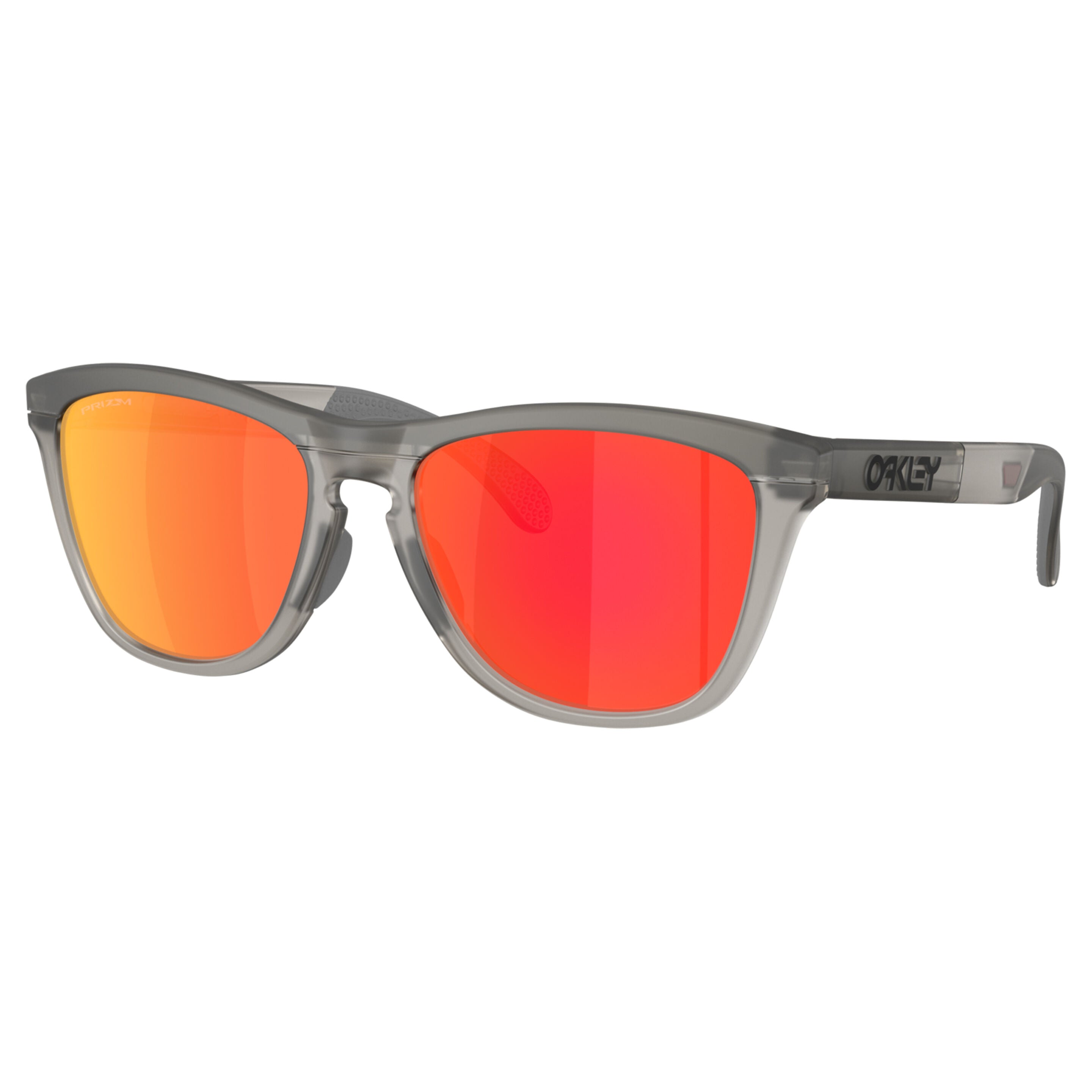 Oakley Sunglasses - Frogskins XL - Matte Grey Smoke - Prizm Ruby Lens