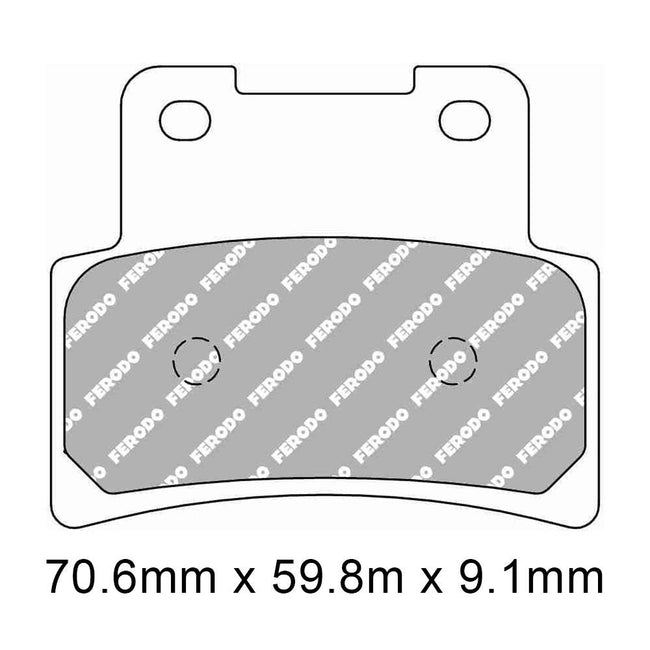 FERODO Disc Pad Set - FDB2322 SM Sinter Grip Sintered Compound - Road Hover Image