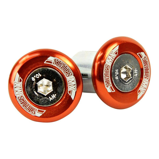 STATES MX OFF-ROAD BAR ENDS - ORANGE Hover Image