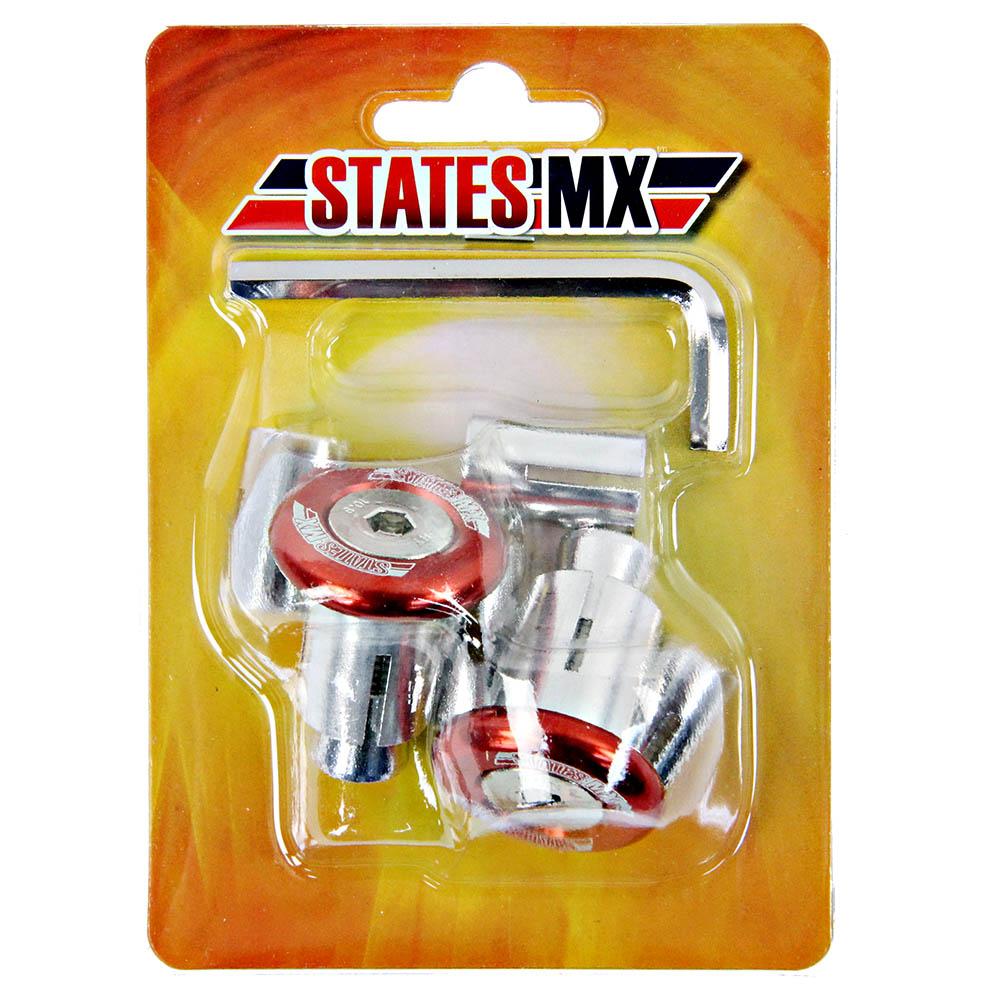 STATES MX OFF-ROAD BAR ENDS - ORANGE