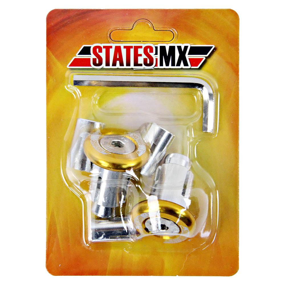 STATES MX OFF-ROAD BAR ENDS - GOLD