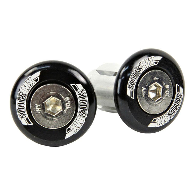 STATES MX OFF-ROAD BAR ENDS - BLACK Hover Image