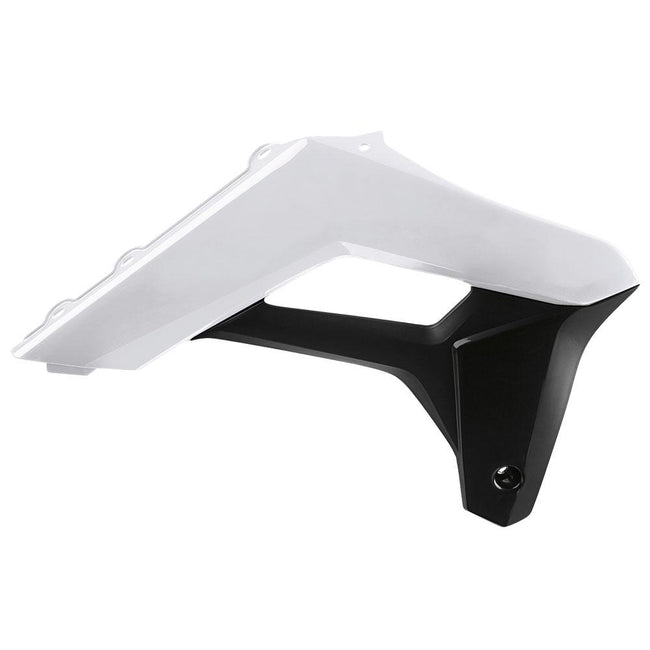 POLISPORT RADIATOR SHROUDS SHERCO - WHITE/BLACK Hover Image