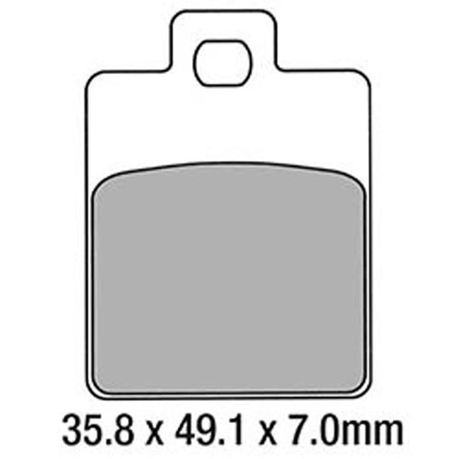 FERODO BRAKE PADS - FDB2057EF (PK = 2 Pads) [BQ10] Hover Image