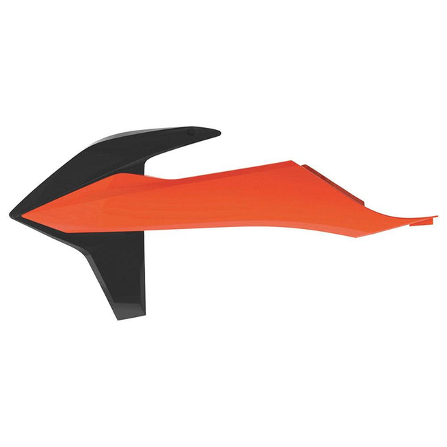 POLISPORT RADIATOR SHROUDS KTM SX/SX-F 19-22 - ORANGE/BLACK Main Image