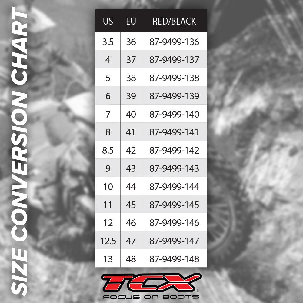 TCX PADDOCK RED/BLACK