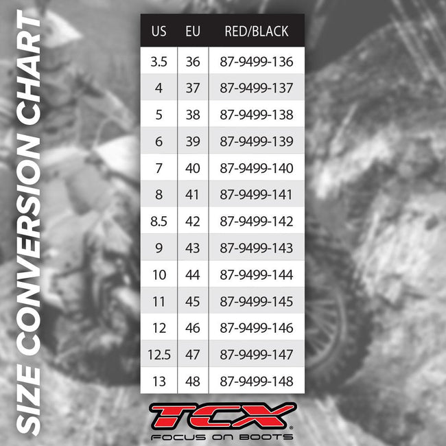 TCX PADDOCK RED/BLACK Main Image