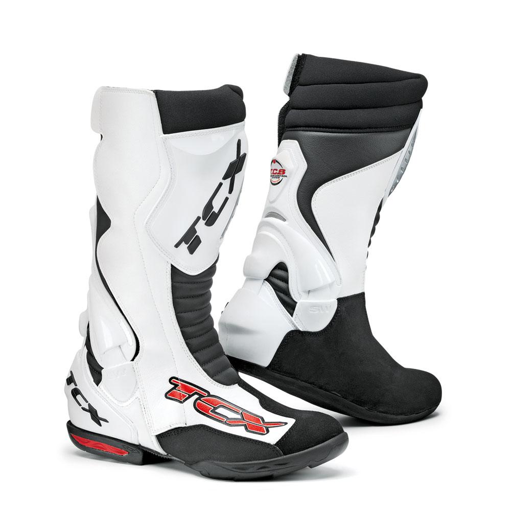 TCX TCS SPEEDWAY BOOTS WHITE