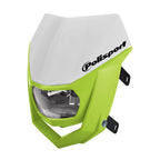 POLISPORT HALO HEADLIGHT - FLUORO YELLOW/WHITE