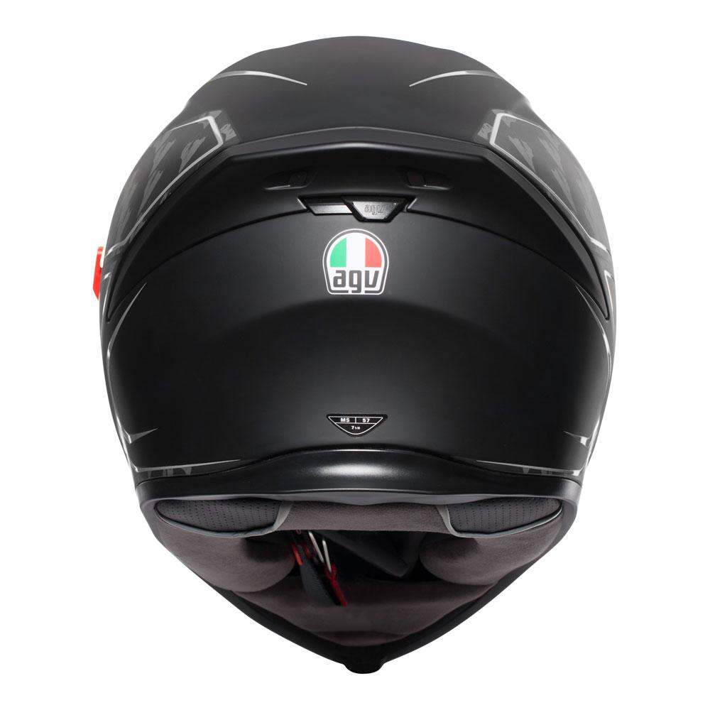 AGV K5 S - TORNADO MATT BLACK/SILVER
