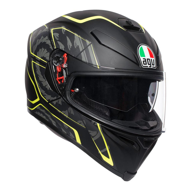 AGV K5 S - TORNADO MATT BLACK/YELLOW FLUO Hover Image